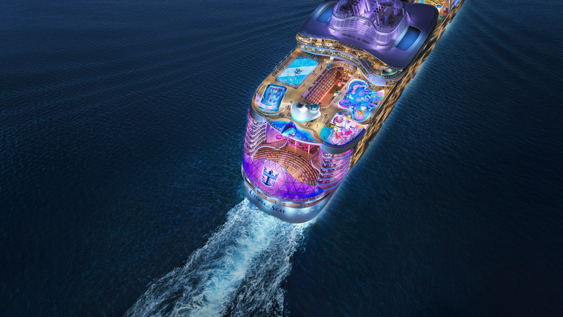 Utopia of the Seas rendering. Source: Royal Caribbean International