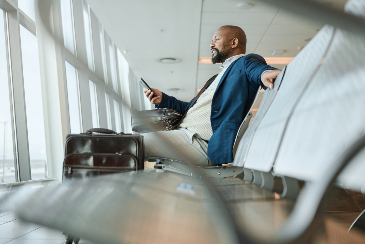 A business traveler in London. Source: Nicholas F/peopleimag/Adobe