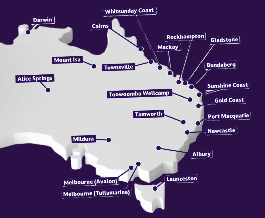 Bonza Network Map - April 2024